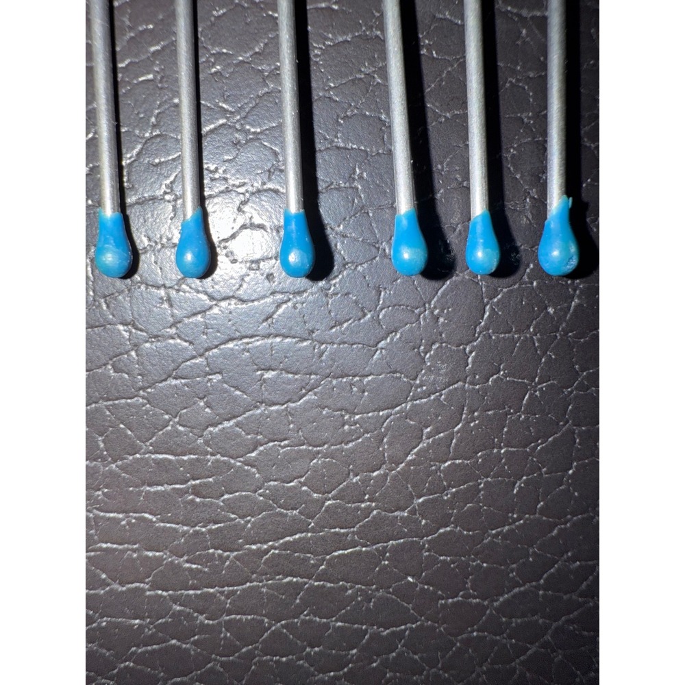 Vintage Goody Hair Pick Comb Blue Plastic Handle 6 Prong Hair Styling Tool - Picture 3 of 5